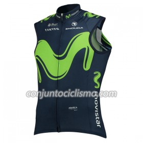 Chaleco ciclismo 2017 Movistar Team N001